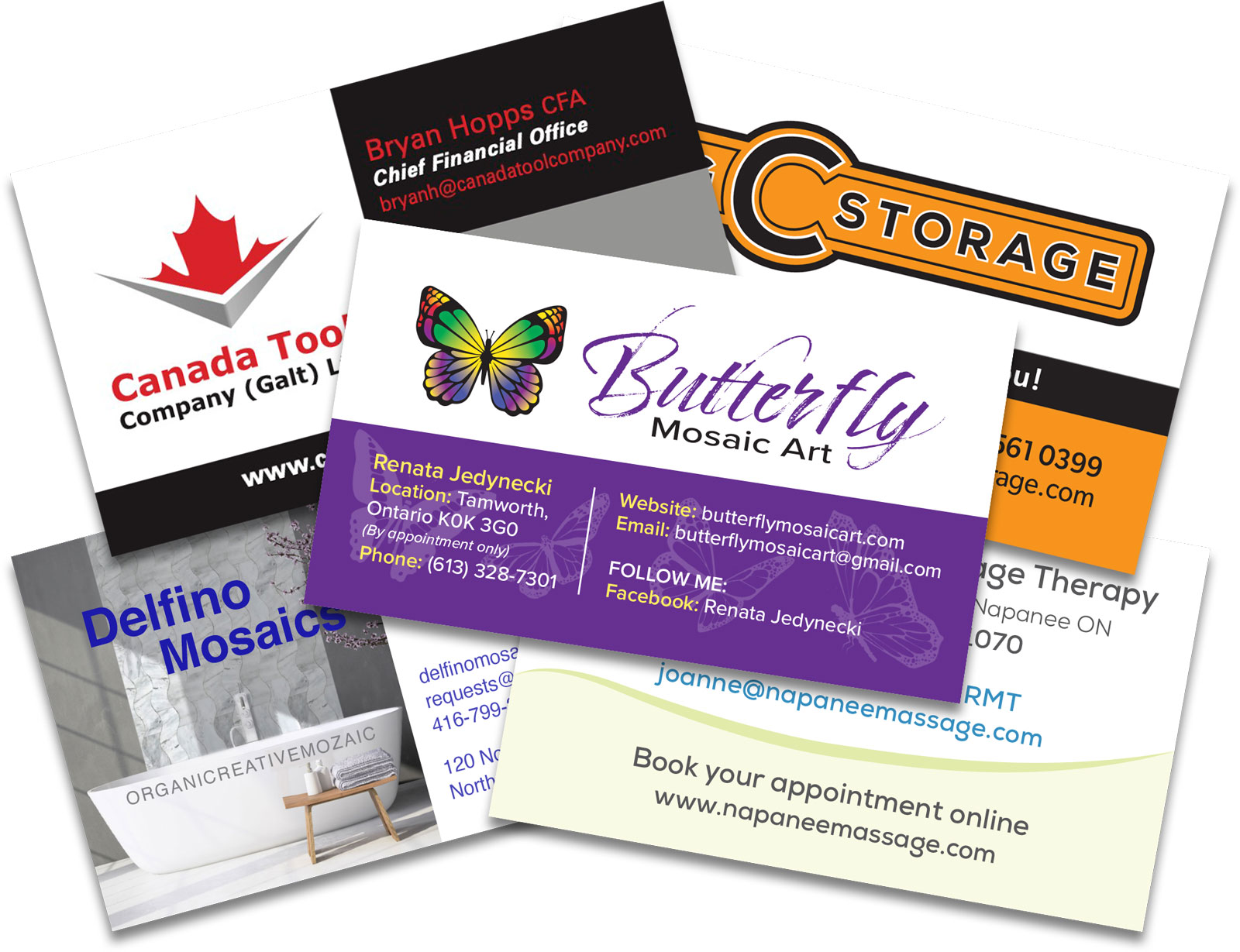 Business Card Design | Grey Media Services - Kingston Ontario